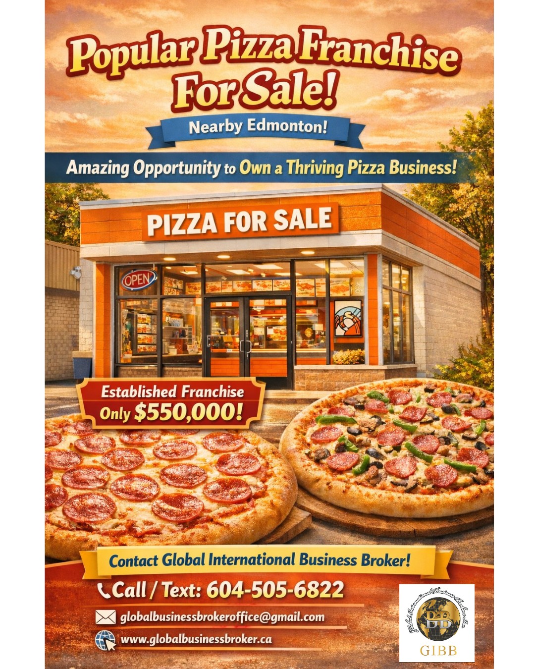  Own a Profitable Pizza Business in a Prime Location 